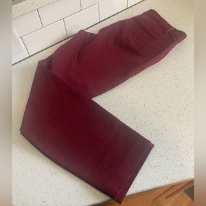 Gap skinny trousers in burgundy